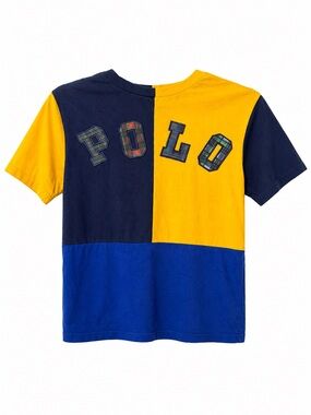 Polo by Ralph Lauren Kids Two-Tone T-Shirt - Yellow and Blue